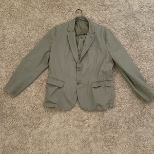 Good fellow green casual blazer/collared jacket